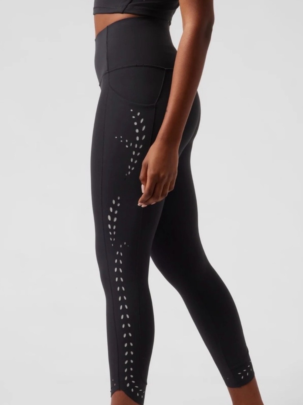 Athleta Salutation Laser Cut - 7/8 Tight - Like New